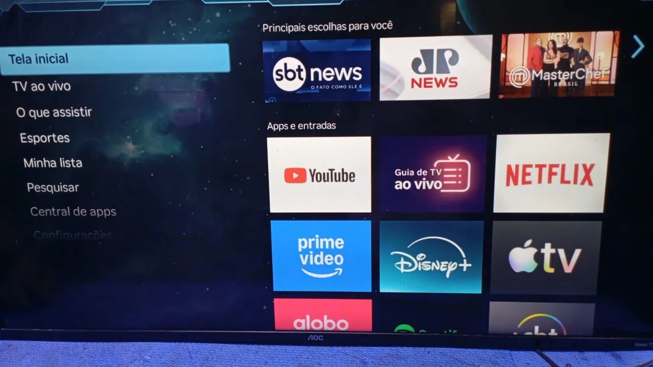 43 SMART AOC Roku perfeita 