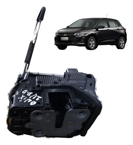 Fechadura Eletrica Gm Onix Dianteira Direita 2021 Preto E Branco