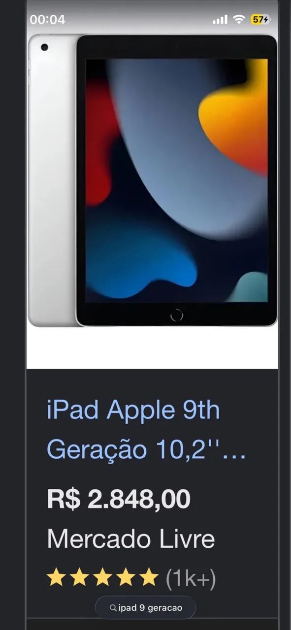 Ipad  9th geração original - Foto 3