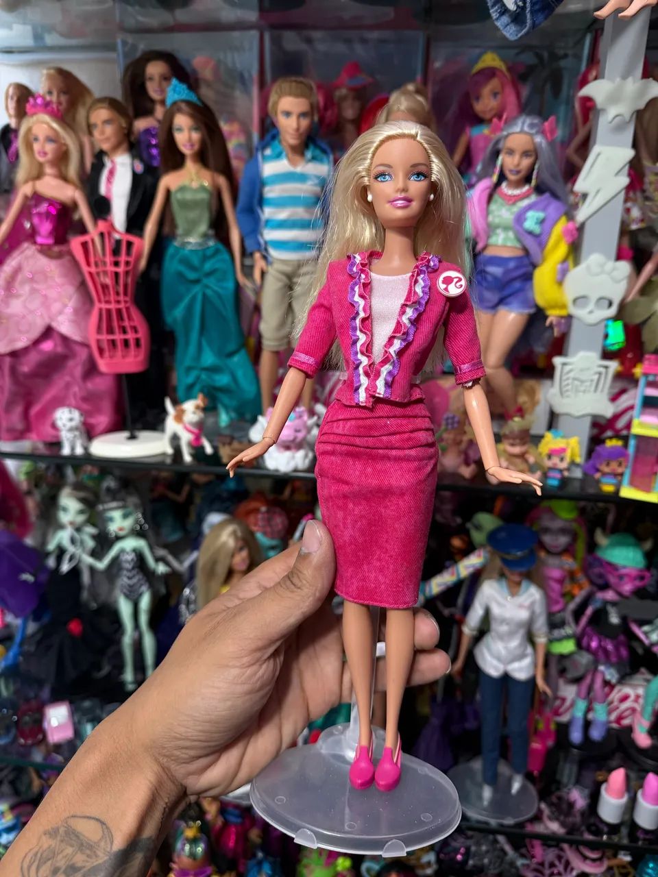 Boneca Barbie quero ser presidenta 