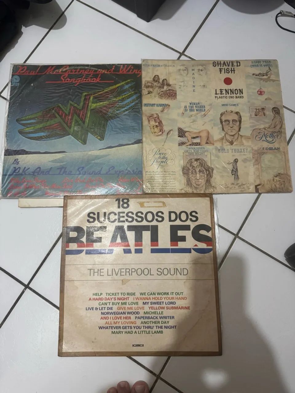3 LPS beatles | john lenon | paul macartney