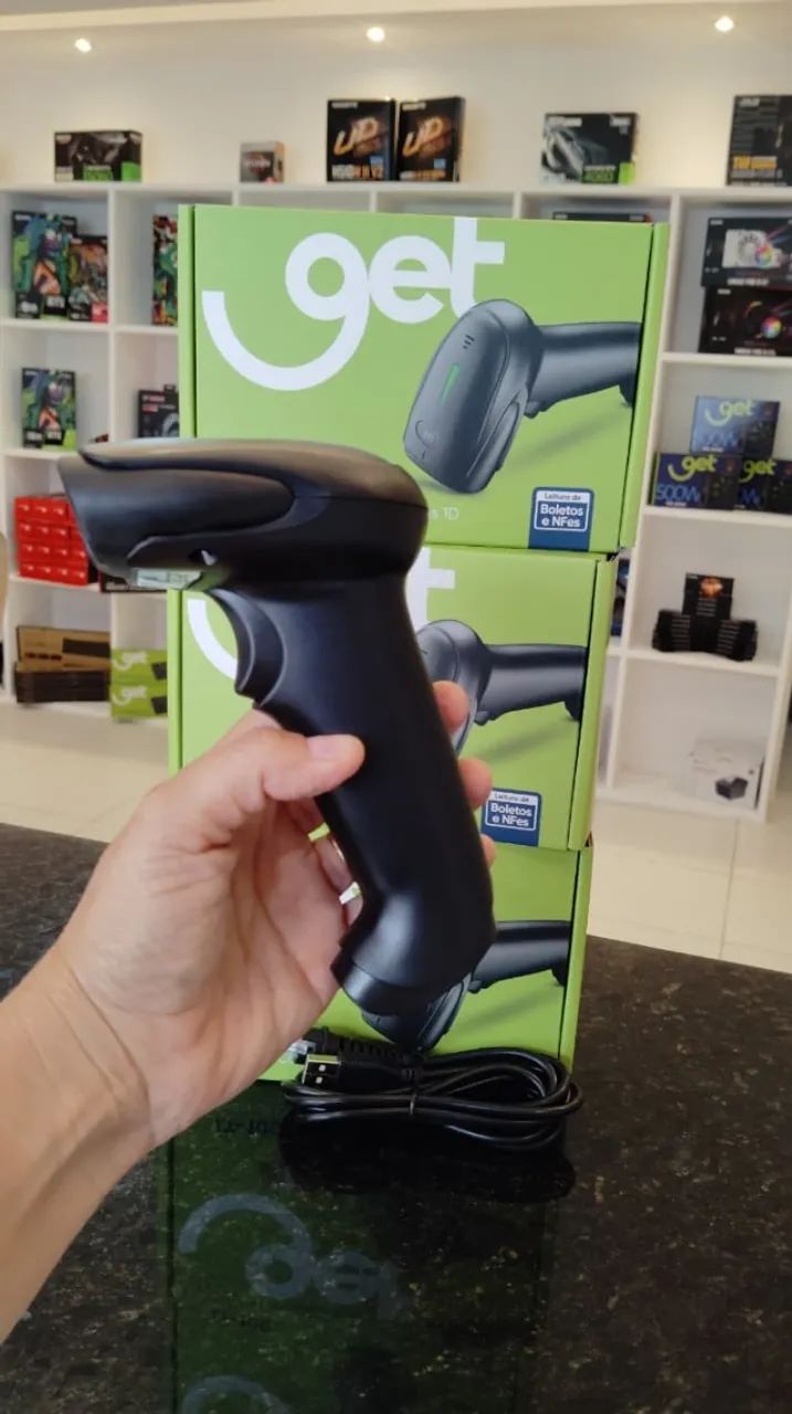 Leitor de Código de Barras Tanca TL-120, Novo.