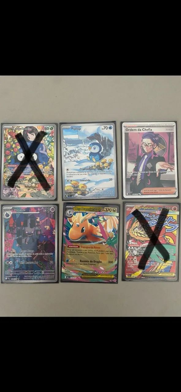 Vendo combo de cartas Pokémon 