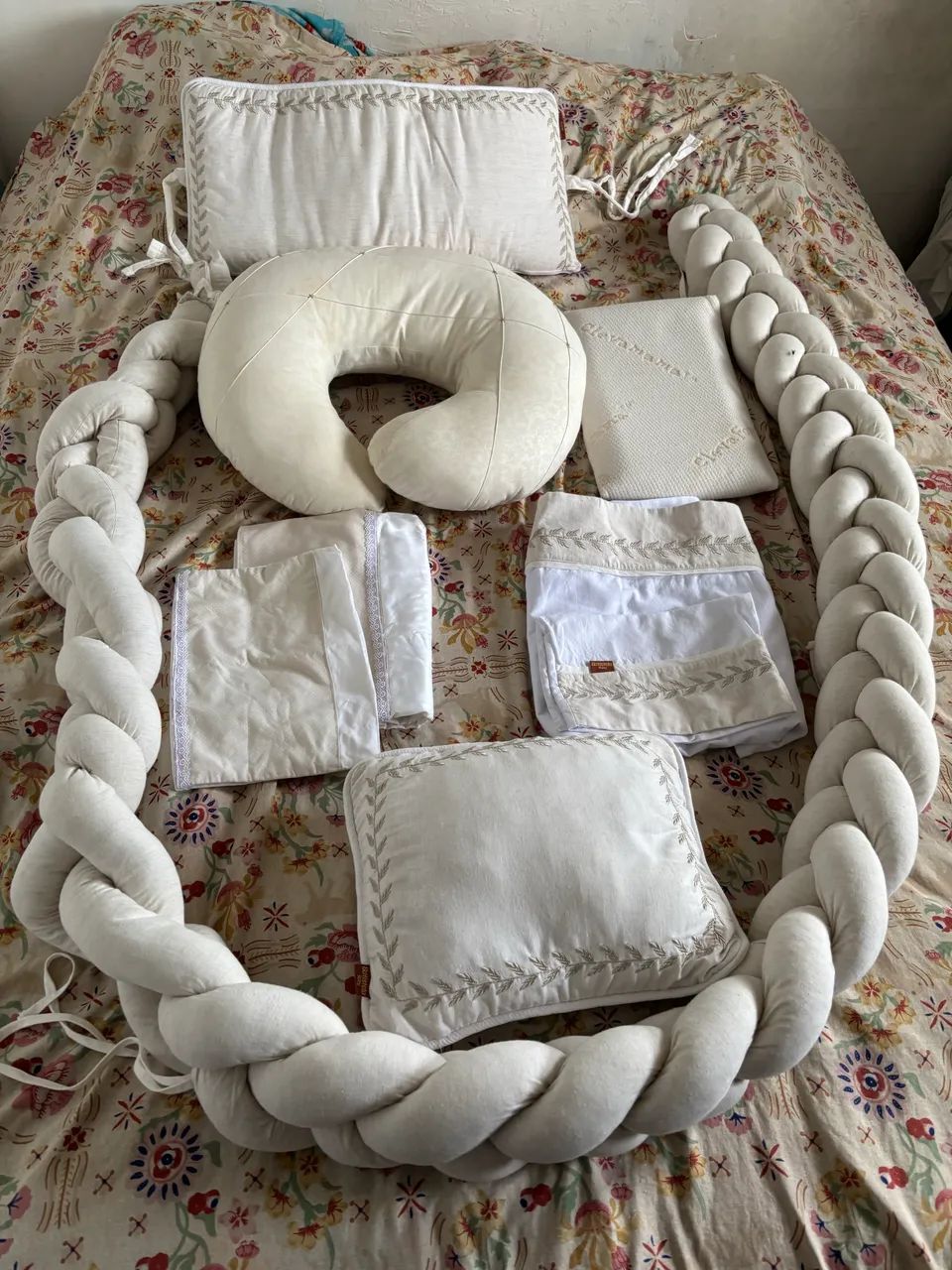 Kit de berço. 9 peças 