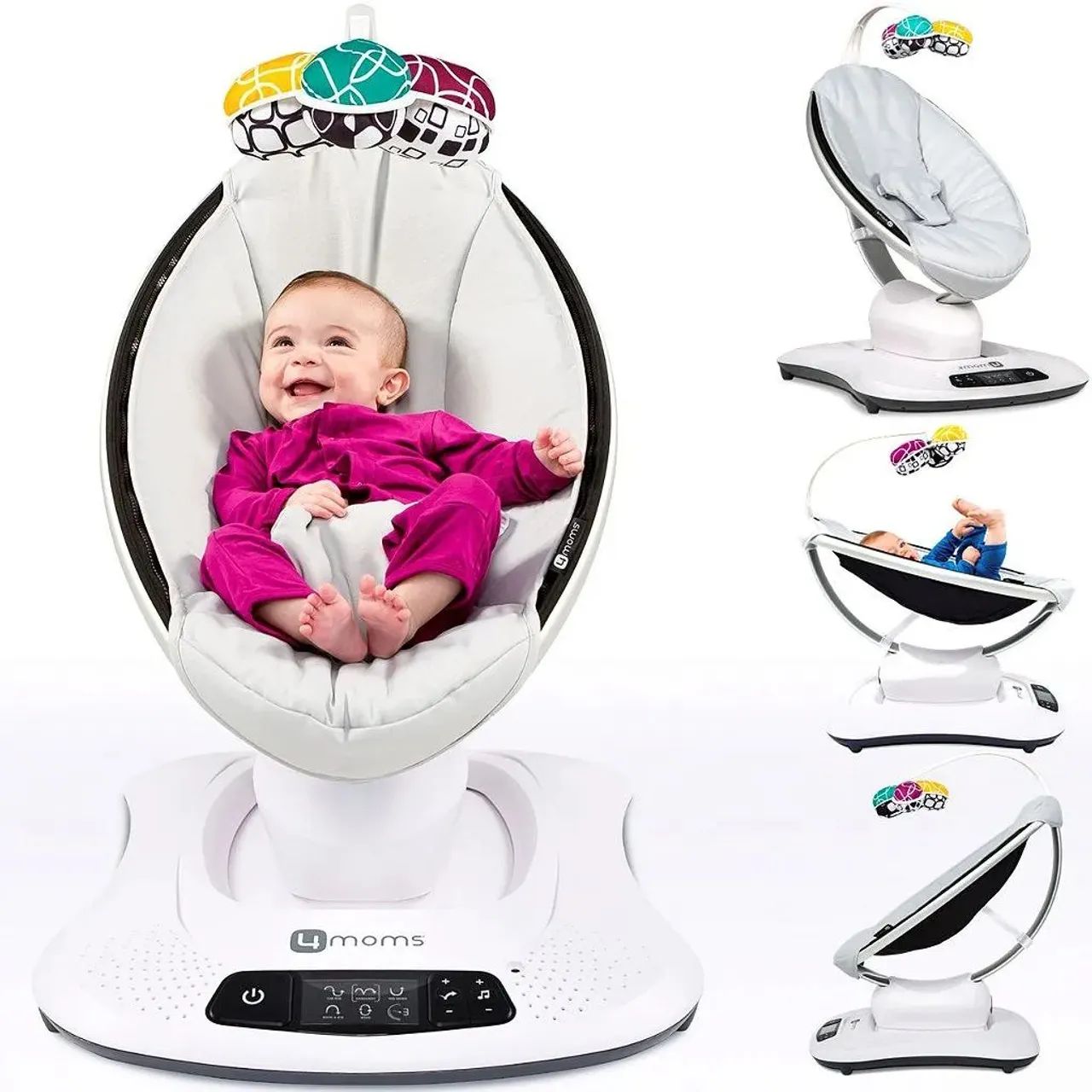 Cadeira de balanço automático 4moms mamário novo - Foto 3
