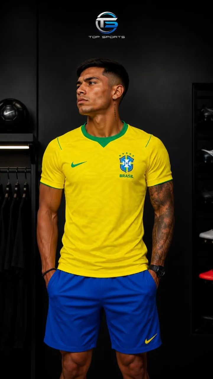 Camisa Brasil Amarela  - Foto 4
