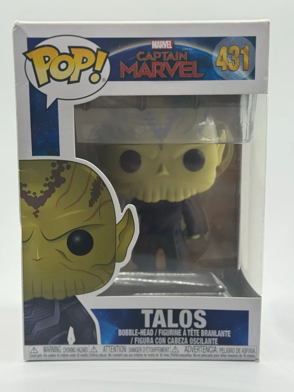 talos funko pop original eua (2018) marvel 431