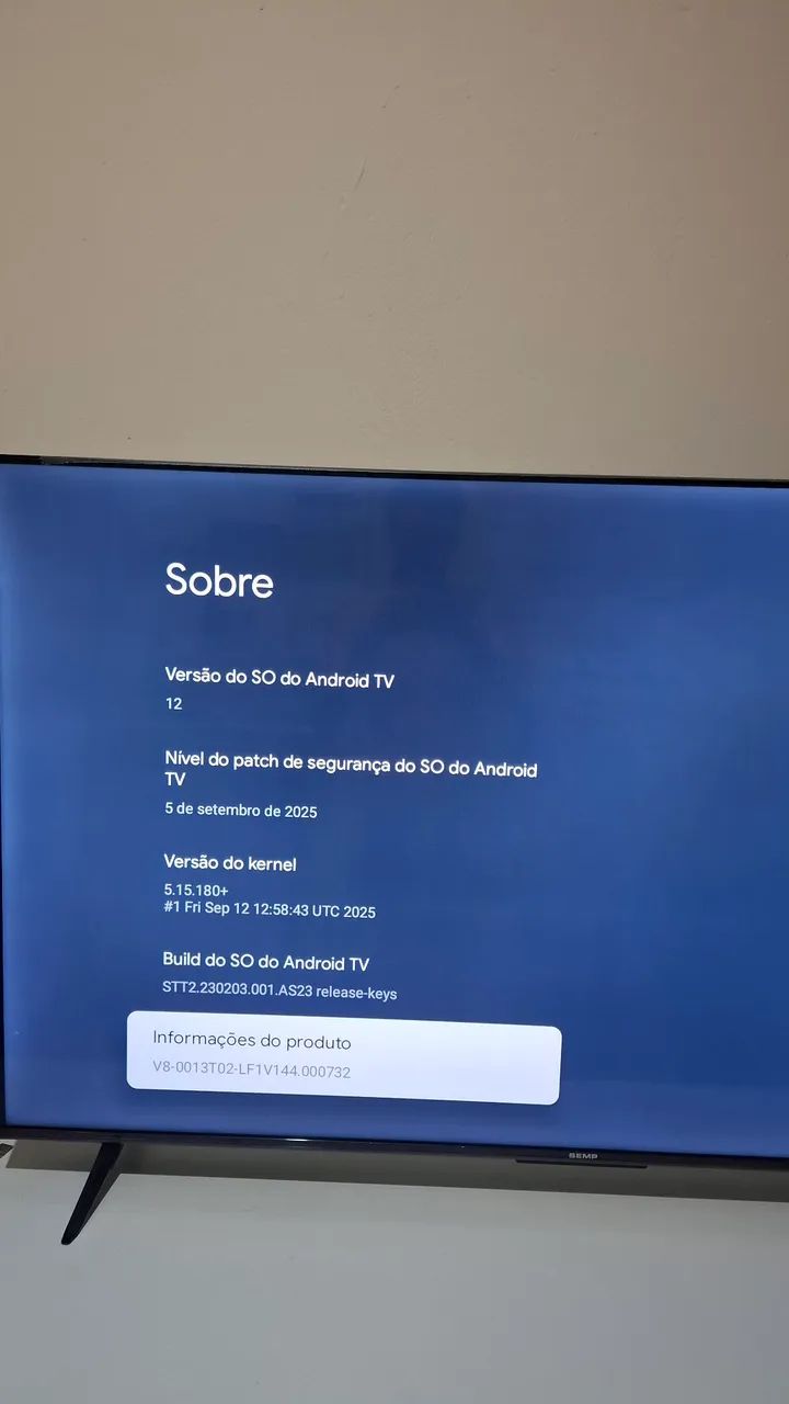 Smart tv Semp/tcl 55 pole 4k semi nova - Foto 2