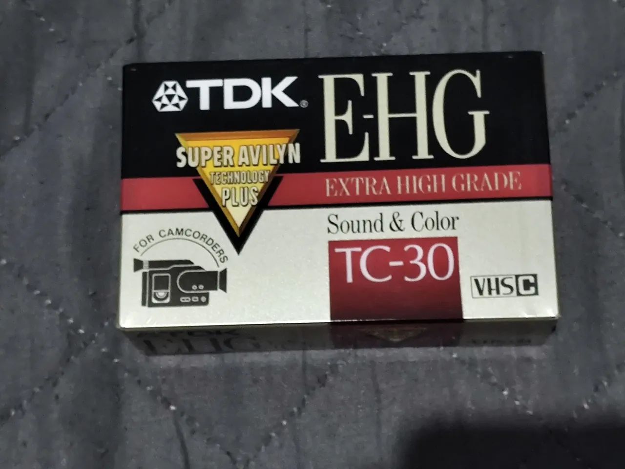 KIT COM 10 Fitas de Vídeo compactas TDK E-HG TC-30 VHS-C.