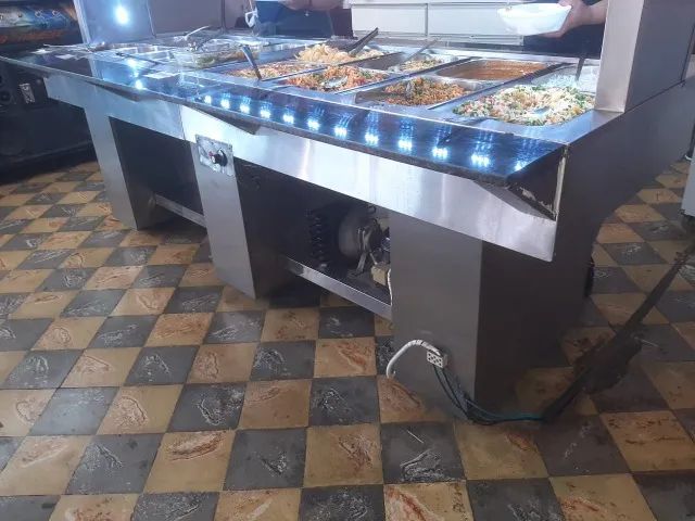 Balcão buffet Self service,pista fria,banho maria,balcões de restaurante - Foto 2