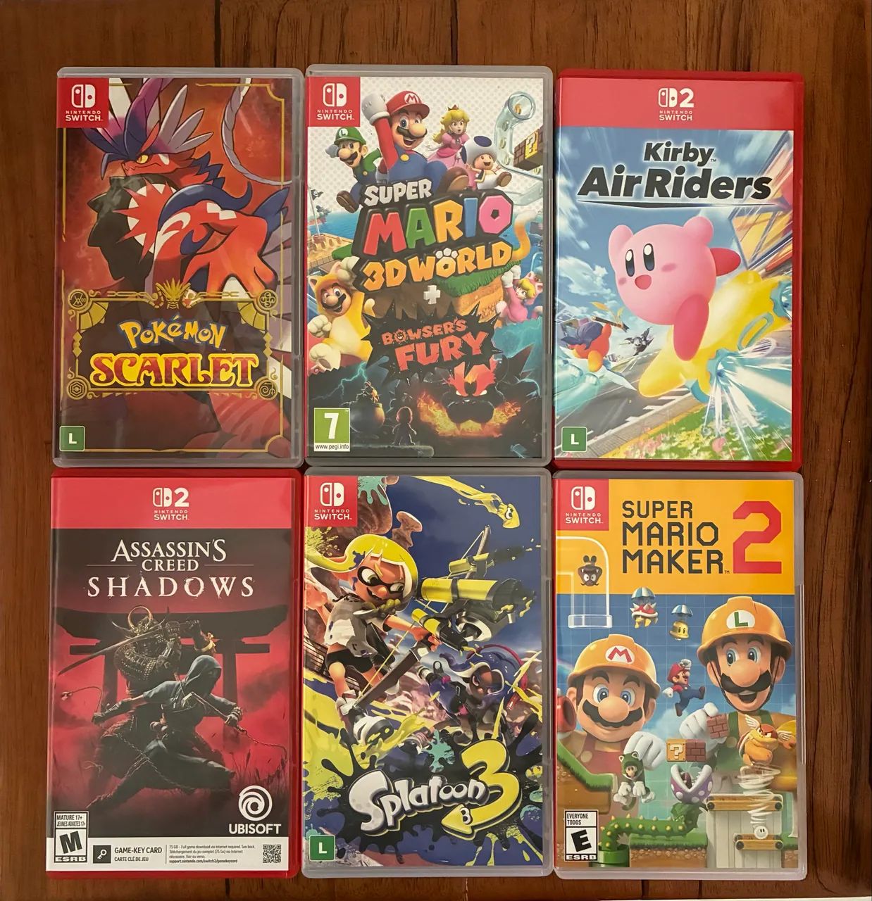 Jogos Nintendo switch 2 e switch 1