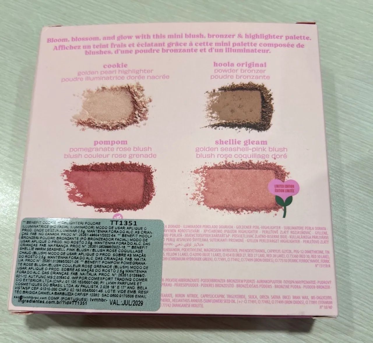 paleta benefit cheek buds  - Foto 2