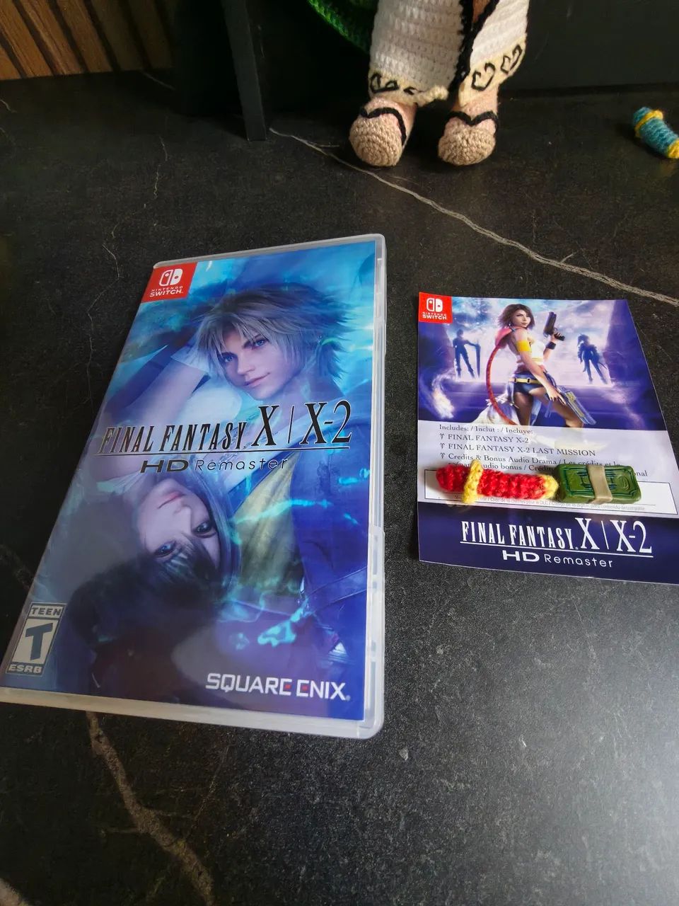 Final fantasy X e X-2 Nintendo switch mídia física voucher não resgatado ainda.