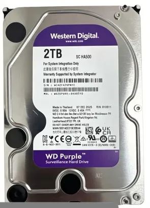 HD 2TB WD PURPLE PARA DVR