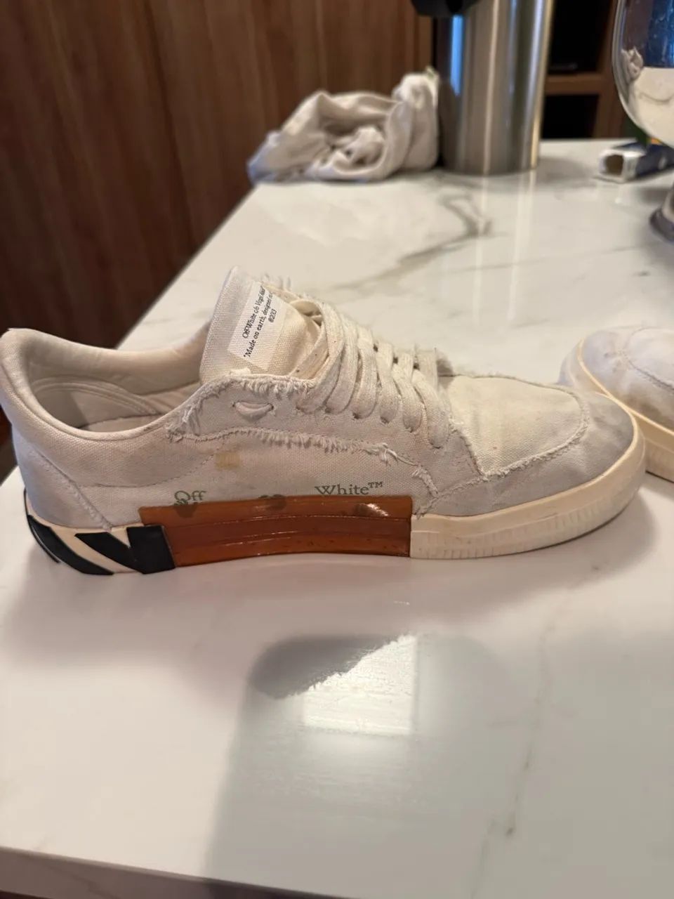 OFF-WHITE VULCANIZED LOW - Foto 3