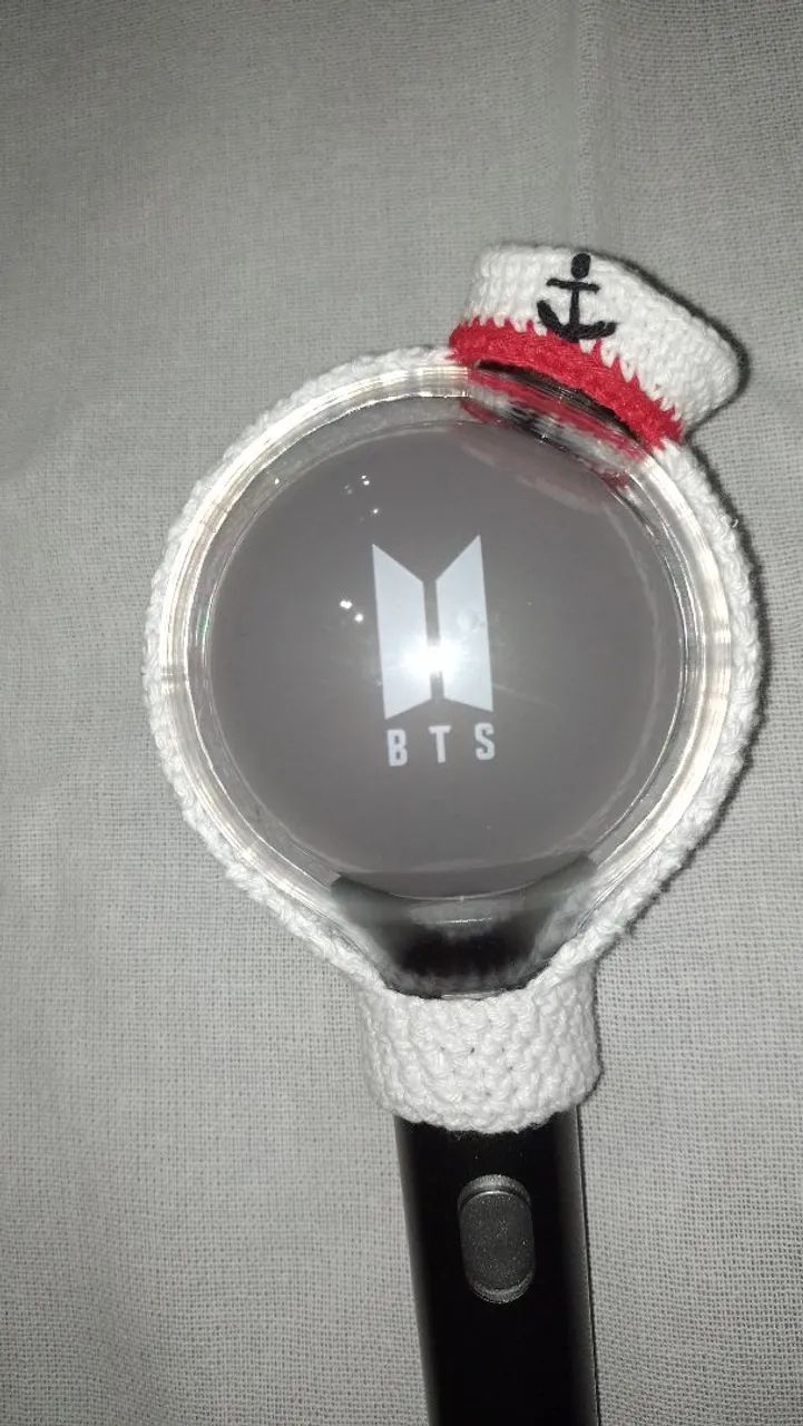 Acessórios para army bomb BTS em crochê 