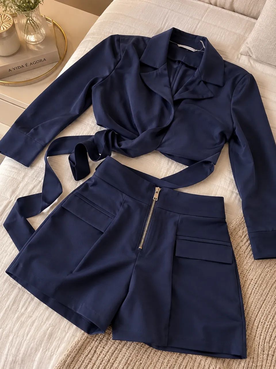 Conjunto Alfaiataria Azul Marinho - Foto 4