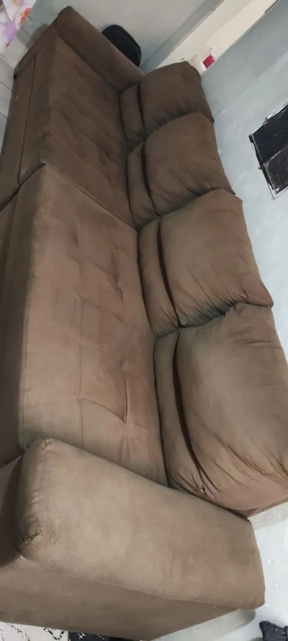 Vendo 1 sofá com 4 lugares - Foto 2