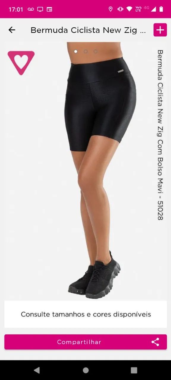 Shorte e Bermudas femininas romance favorita  - Foto 4