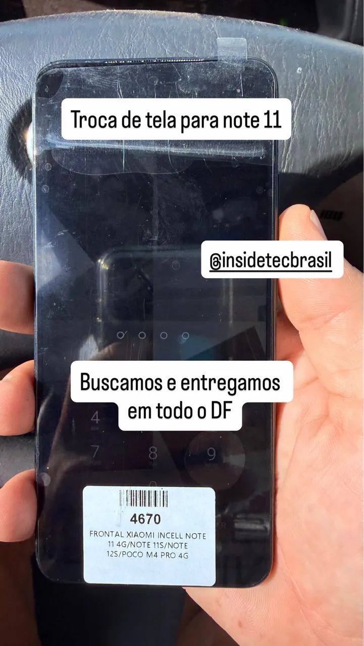 Troca de tela para Xiaomi 