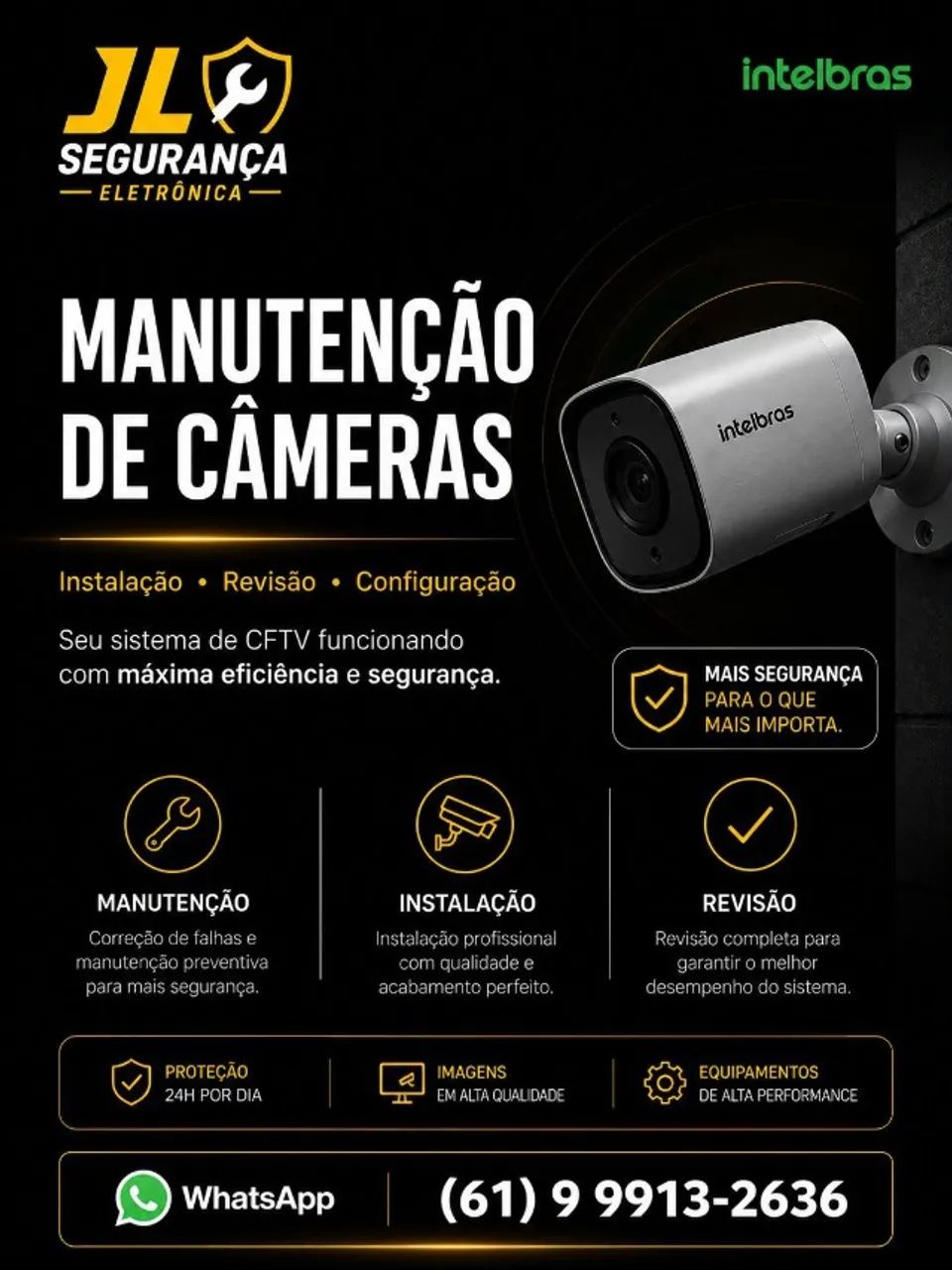 Manutenção e instalação de câmeras Sobradinho DF 
