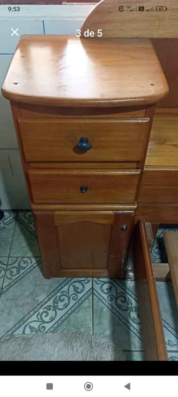 Cama com penteadeira  - Foto 3