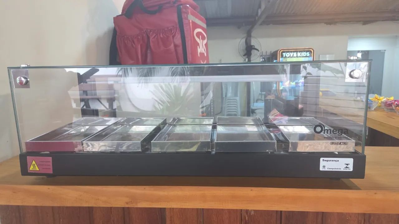 Estufa com led de 6 cubas 