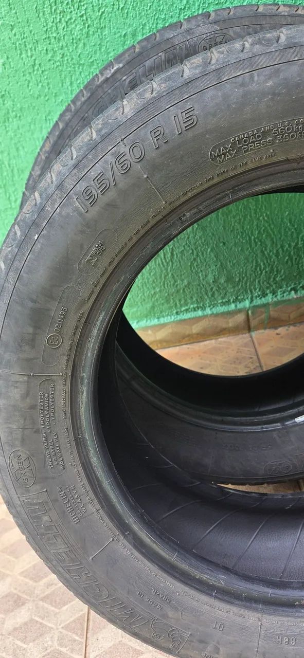 Pneus michelin 195/60 R15 ENERGY XM2 - Peças para tratores e