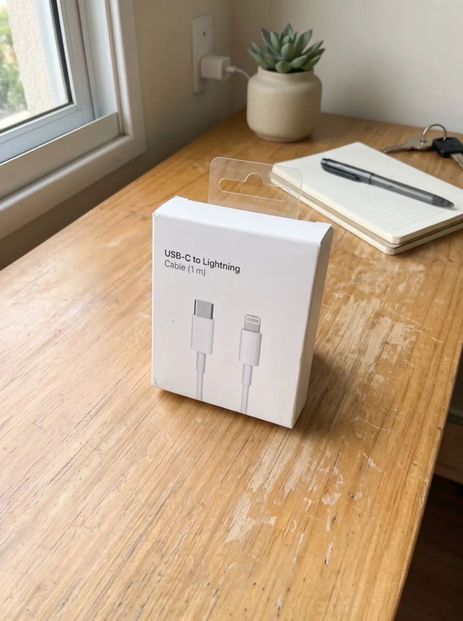Cabo para iPhone USB-C para Lightning 1 metro