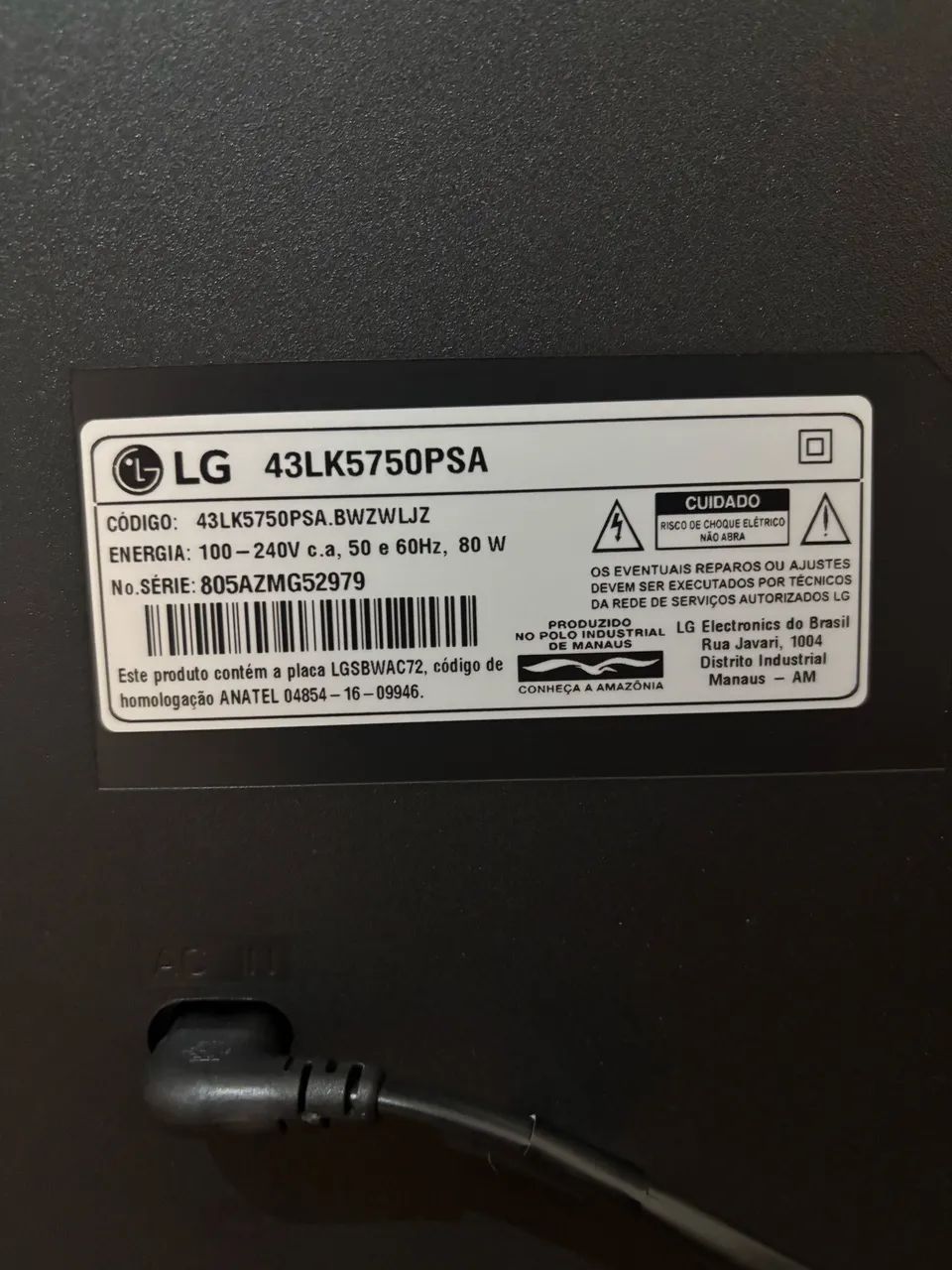 Tv led LG 43 polegadas  - Foto 3