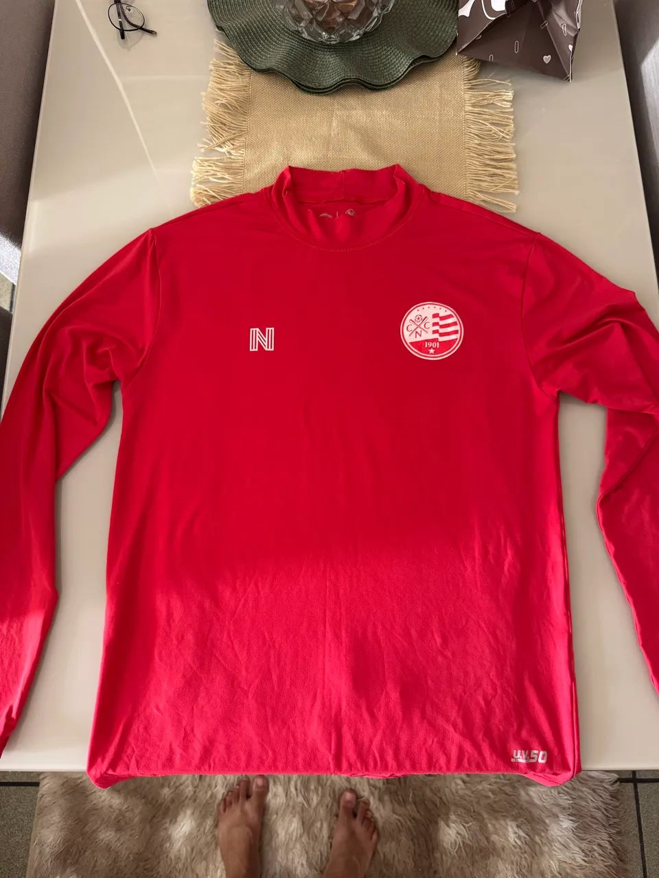 Camisa do Náutico UV Vermelha  - Foto 3