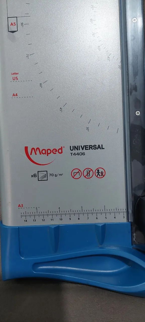 Refiladora Maped Universal T4406<br>Guilhotina Refiladora A-4 P/6Folhas<br>01 - Foto 3