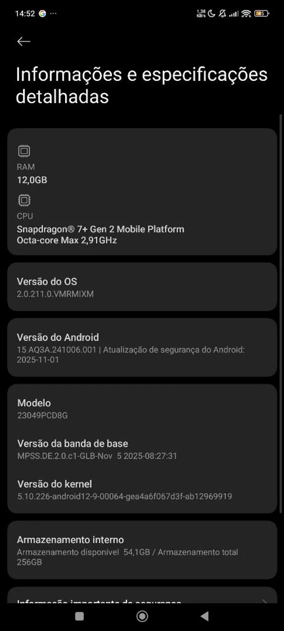 Poco F5 256g/12ram - Foto 2