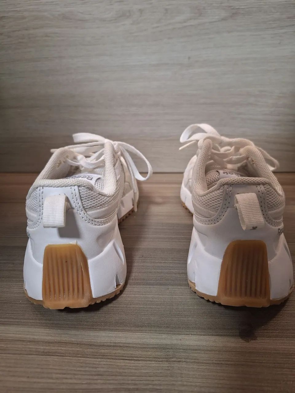 Tênis Reebok Zig Dynamica Infantil Branco - Tam. 30,5 - Foto 4