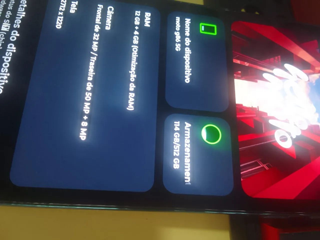 Motog86 5g  512 gb - Foto 4