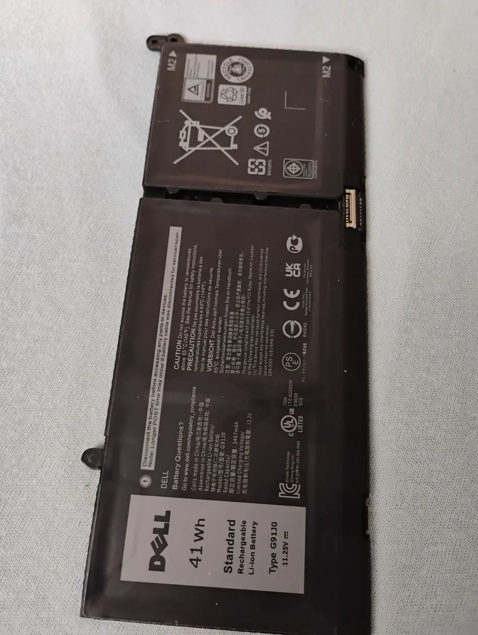 Bateria notebokk dell