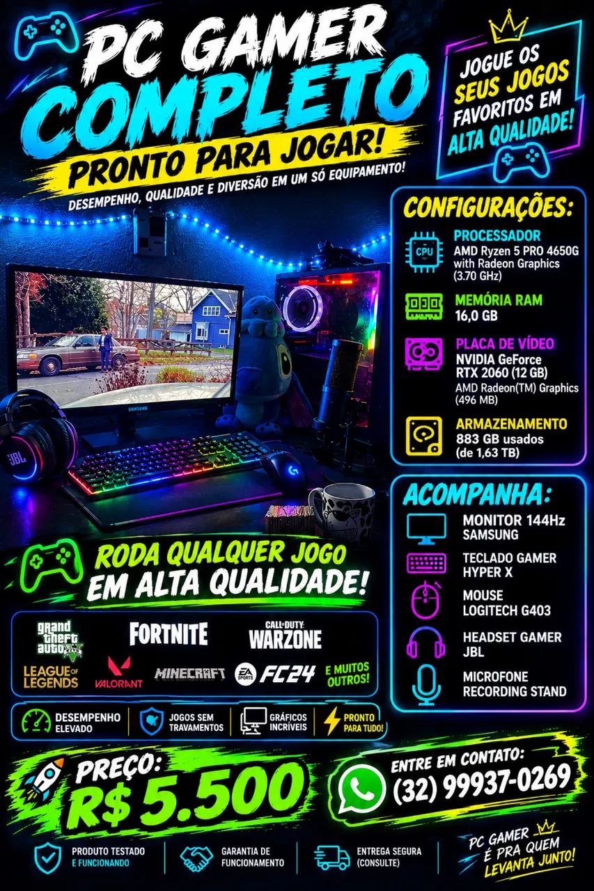 Pc Gamer Completo 