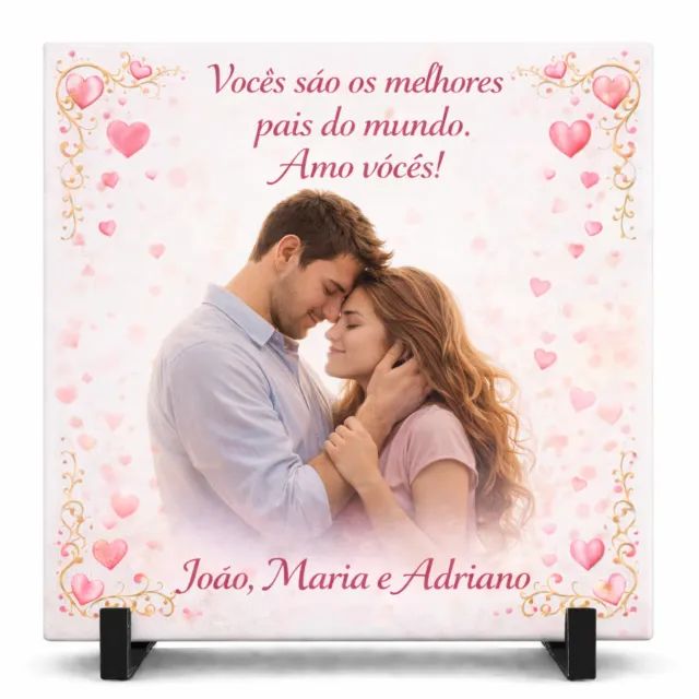 Azulejo Romântico Personalizado