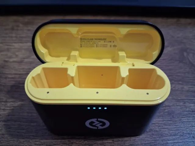 Microfone sem fio Hollyland Lark M1 Duo - 2 microfones + receptor + case - Foto 4