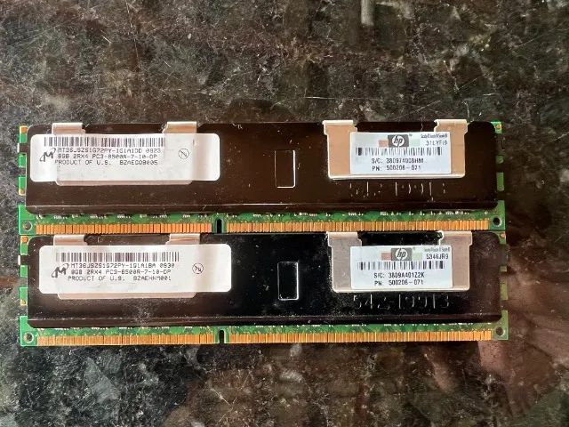Memória 8GB PC3 ECC