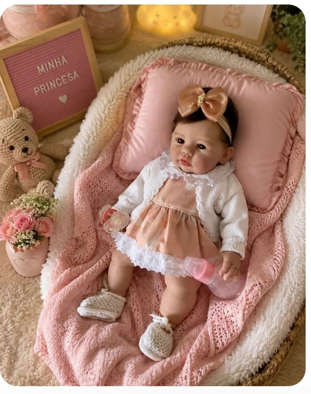 Bebê reborn feito com amor e carinho - Foto 3