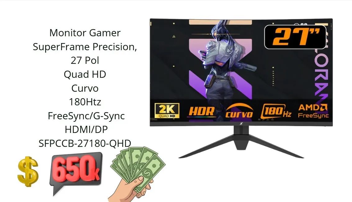 Monitor Gamer SuperFrame Precision