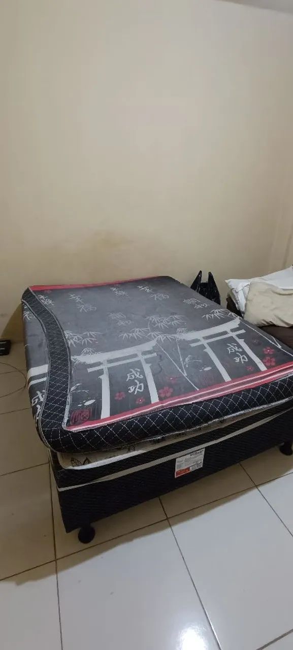 Cama  de casal com colchão  - Foto 3