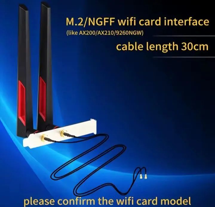Antena 10dbi para placas wifi - Foto 2