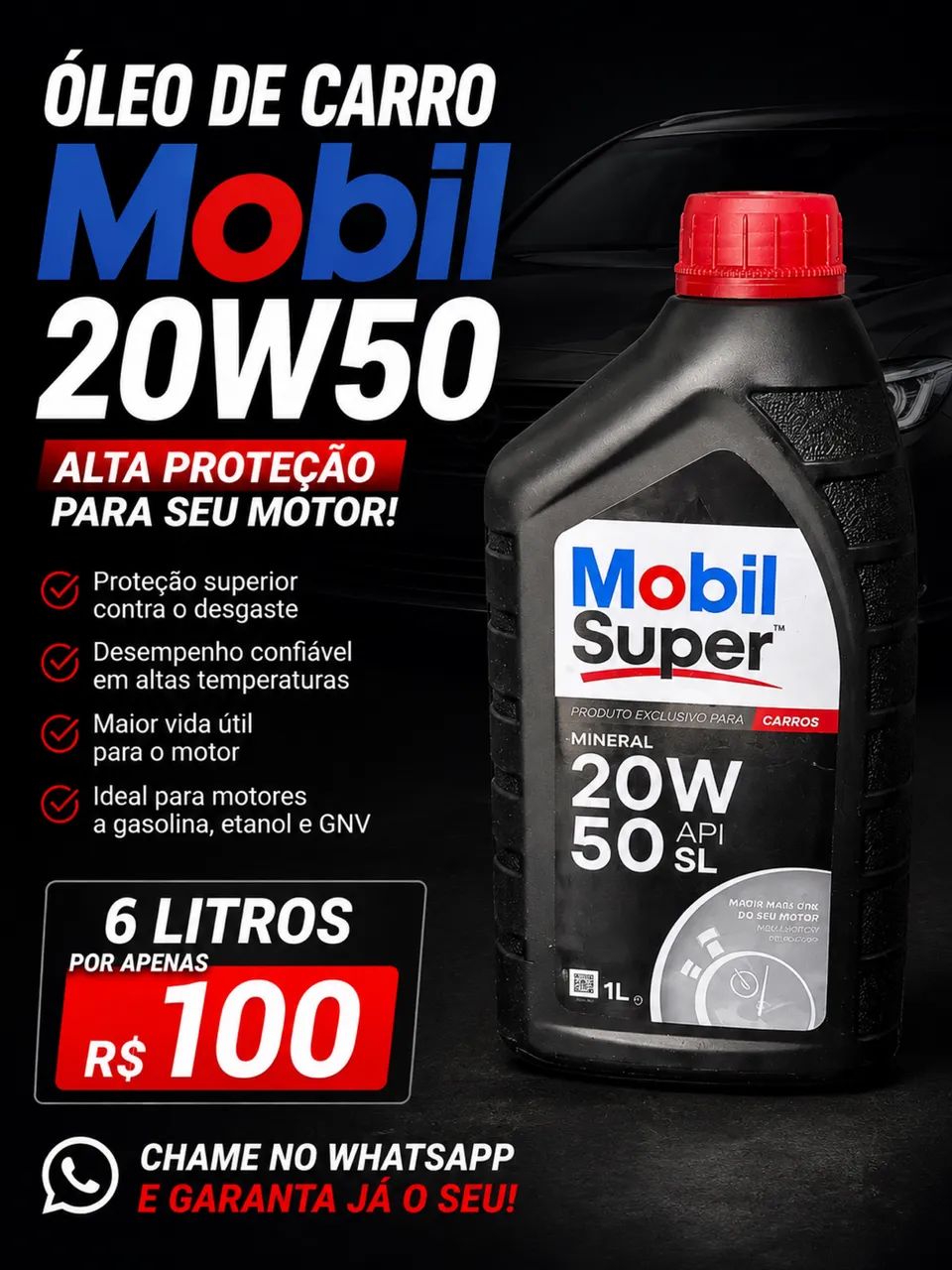 Vendo óleo Mobil 
