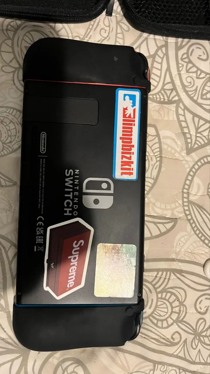 Nintendo Switch V2 original completo + película de brinde. - Foto 3