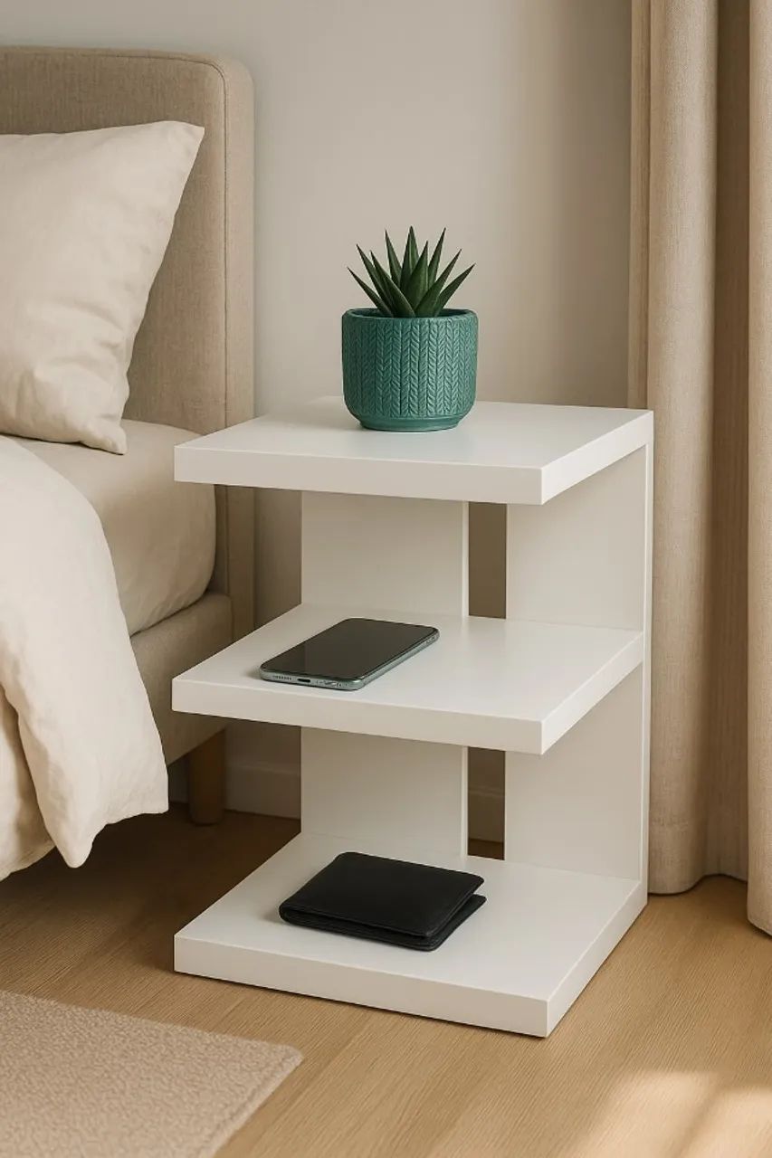 Mesa Cabeceira Minimalista