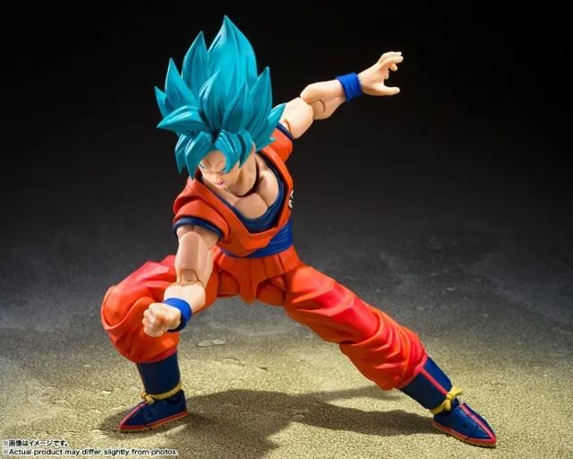 Figura de ação S.H.Figuarts Son Goku Blue Power Transcending Limits - Foto 4
