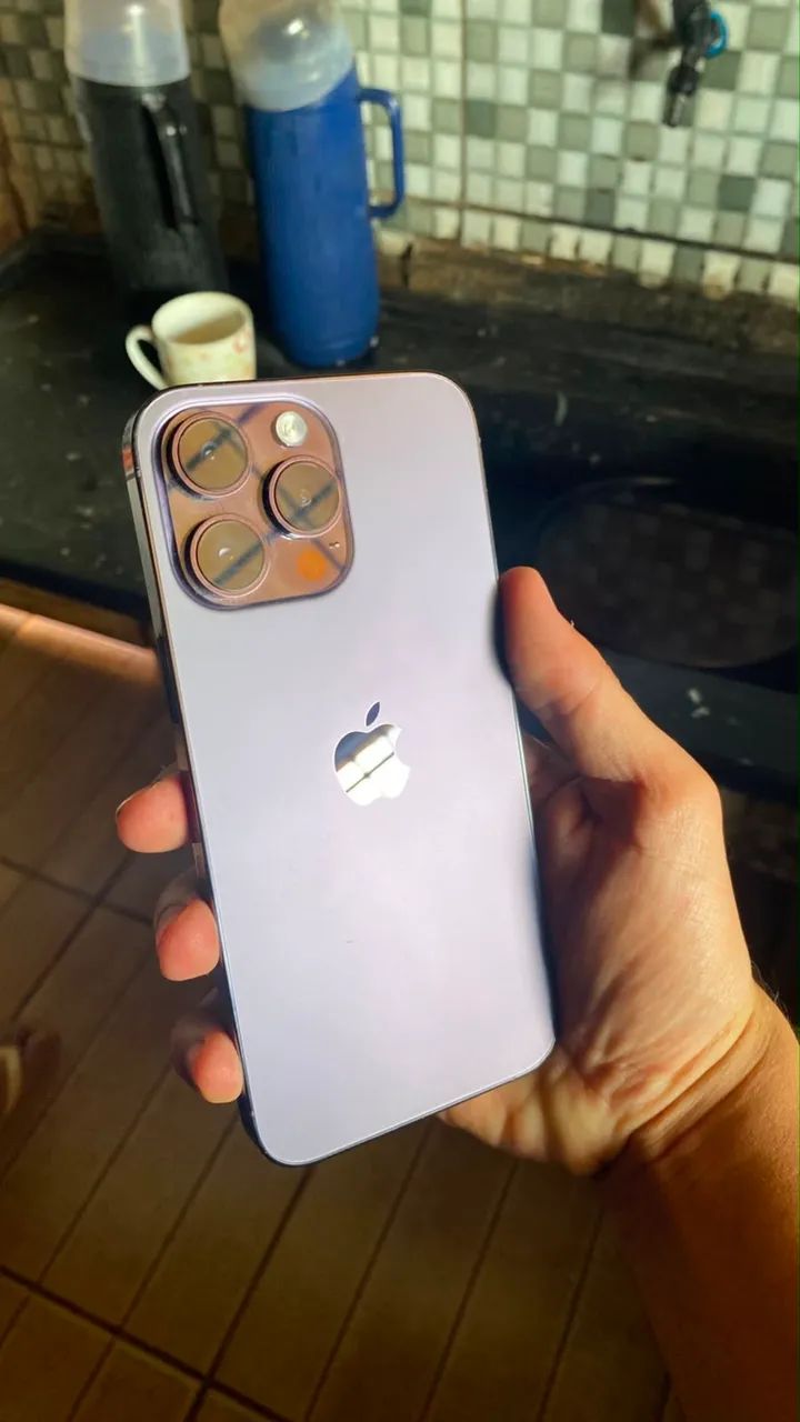 iPhone 14 Pro Max 256GB Roxo - R$ 3.700 - Foto 5