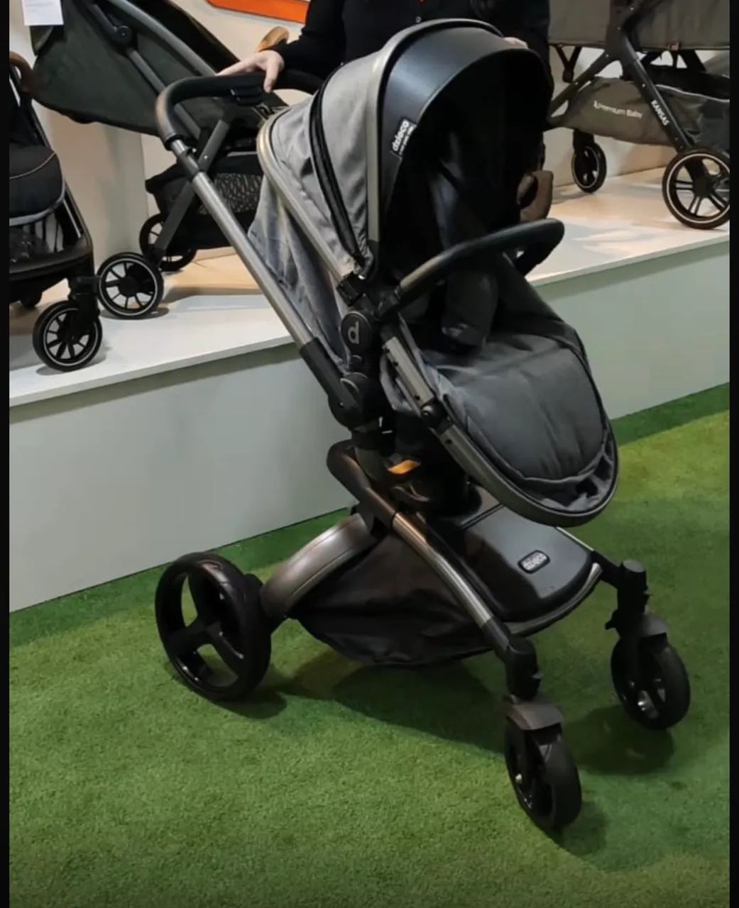 Carrinho de Bebê + Bebê Conforto Dzieco - Foto 3